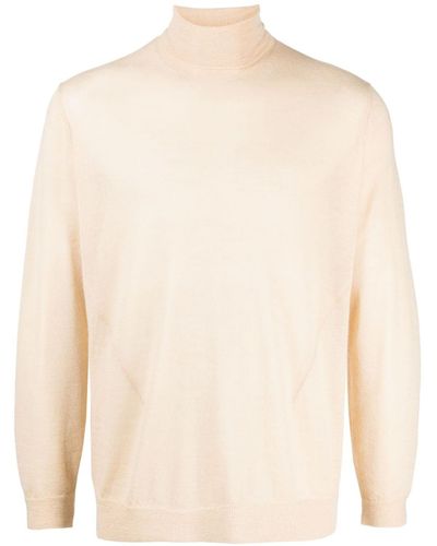 Undercover Logo-patch Cashmere Sweater - Natural