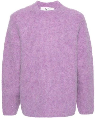 Séfr Haru Brushed Sweater - Purple