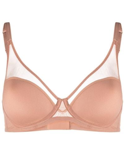 Agent Provocateur Lucky Semi-sheer Underwire Bra - Pink