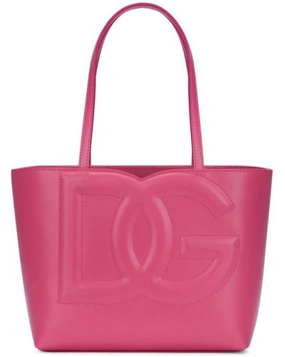 Dolce & Gabbana Dg Logo Shopper - Roze