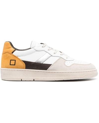 Date Court 2.0 Logo-embossed Trainers - White
