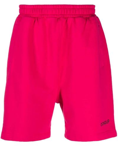 Dondup Joggingshorts mit Logo-Print - Pink