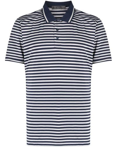 G/FORE Striped Polo Shirt - Blue