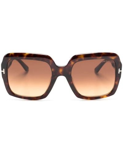 Tom Ford Woodbury Square-frame Sunglasses - Pink