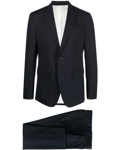 DSquared² Slim-fit Single-breasted Suit - Blue