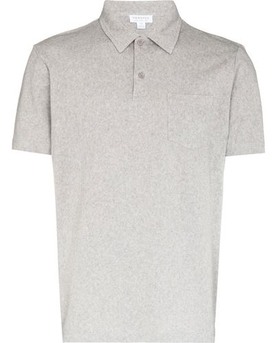 Sunspel Short-sleeve Polo Shirt - White