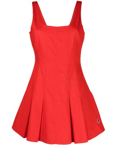 The Upside Jones Organic-cotton Tennis Dress - Red