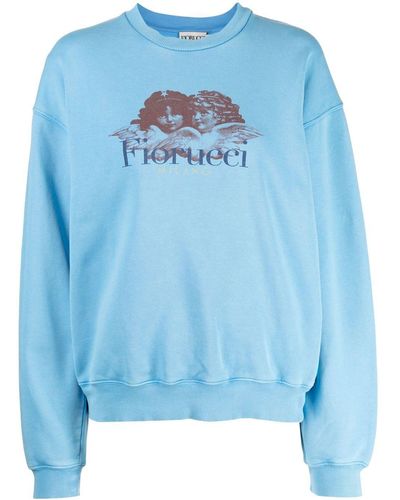 Fiorucci Logo-print Detail Sweatshirt - Blue