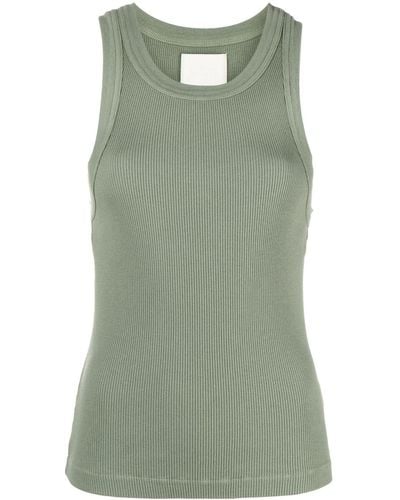 Citizens of Humanity Isabel Ribbed Tank Top - Green