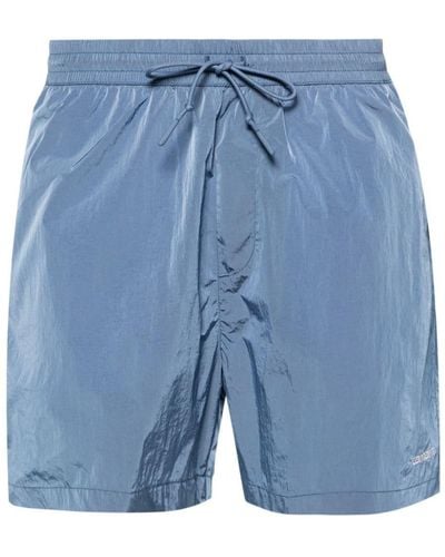 Carhartt Tobes Crinkled Swim Shorts - Blue