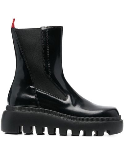 Vic Matié Chunky Slip-on Boots - Black