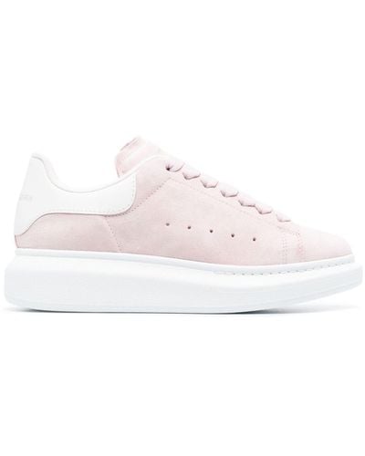 Alexander McQueen Oversized Lace-up Trainers - Pink