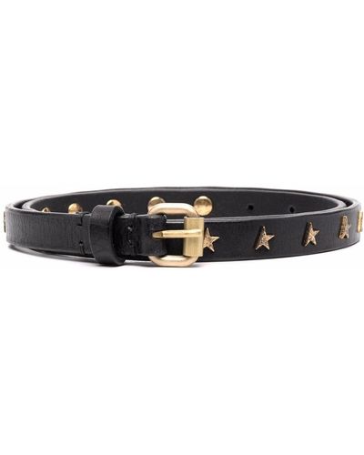 Golden Goose Leren Riem - Zwart