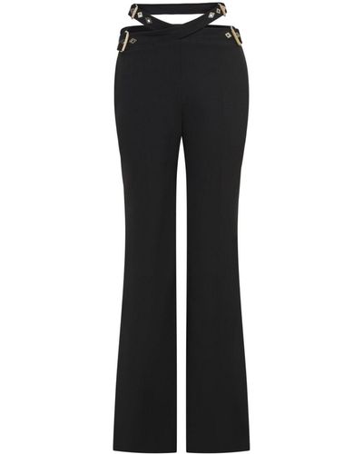 Dion Lee Constrictor Bootcut Trousers - Black