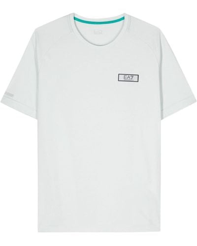 EA7 ロゴ Tシャツ - ホワイト