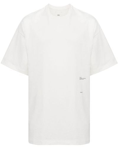 OAMC T-shirt à imprimé photographique - Blanc