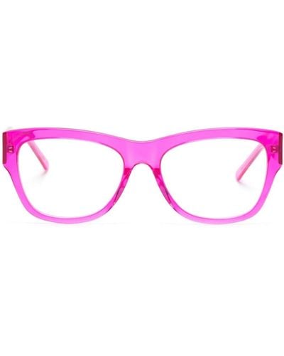Balenciaga Logo-engraved Cat-eye Sunglasses - Pink