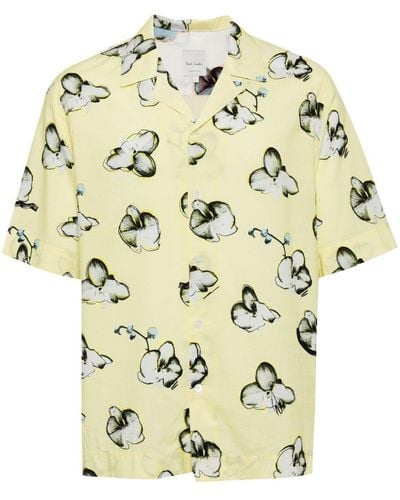 Paul Smith Floral-print shirt - Natur