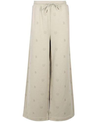 Honor The Gift Graphic-print Cotton Track Trousers - Natural