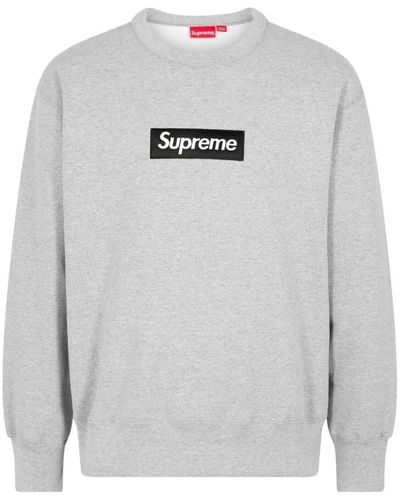 Supreme Box Logo Crewneck Sweatshirt - Gray