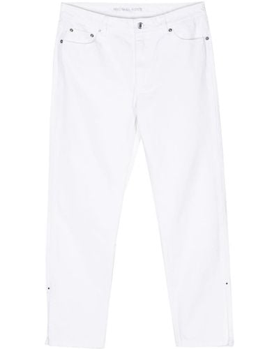 MICHAEL Michael Kors Cropped Cotton Jeans - White