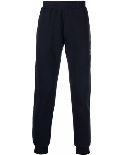 Tommy Hilfiger Tapered Elasticated Track Pants - Blue
