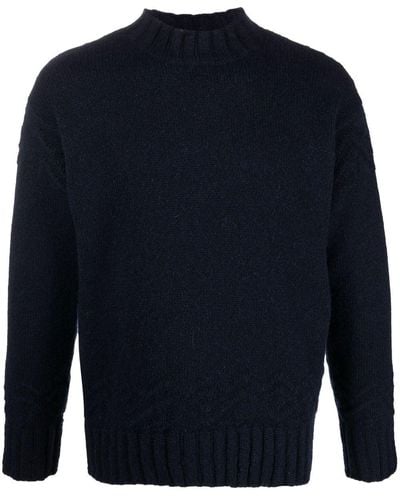 Etro Roll-neck Knitted Sweater - Blue
