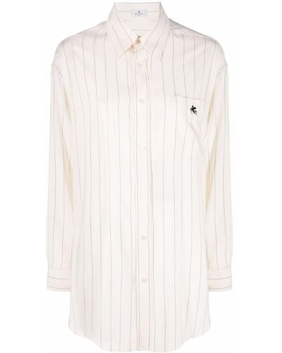 Etro Pegaso シルクシャツ - ホワイト