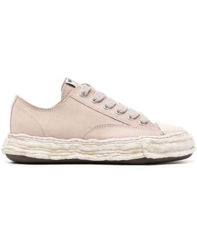 Maison Mihara Yasuhiro Peterson23 Canvas Lace-up Sneakers - Pink