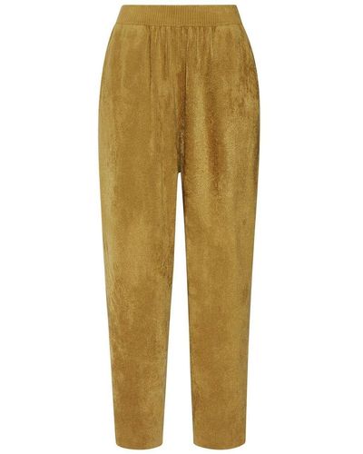 LAPOINTE Tapered Chenille Pants - Yellow