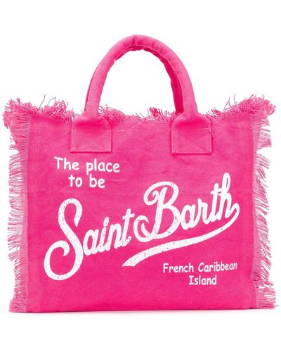 Mc2 Saint Barth 'Vanity' Shopper - Pink
