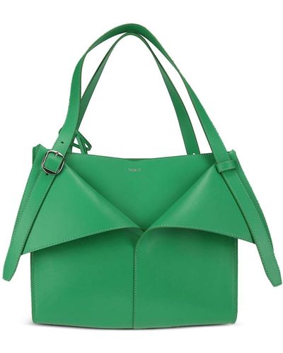 Coperni Medium Belt Leather Cabas Bag - Green