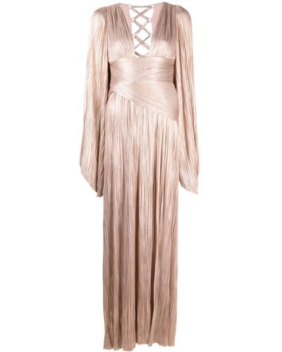 Maria Lucia Hohan Alana Pleated Gown - Pink