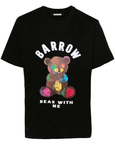 Barrow Logo-print Cotton T-shirt - Black