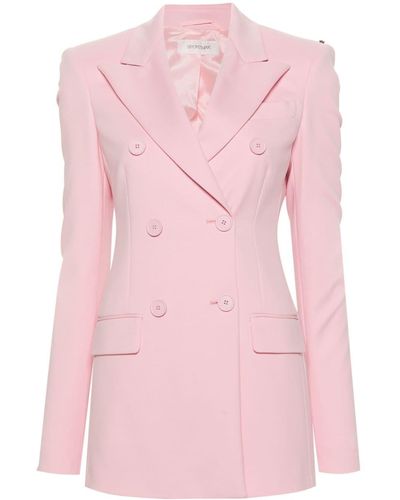 Sportmax Double-breasted Blazer - Pink