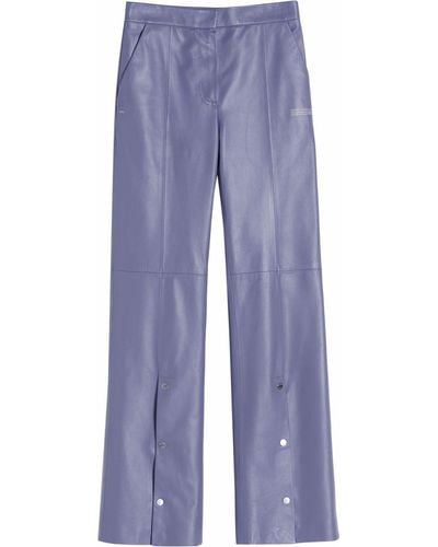 Off-White c/o Virgil Abloh Snap Split Flared Trousers - Grey