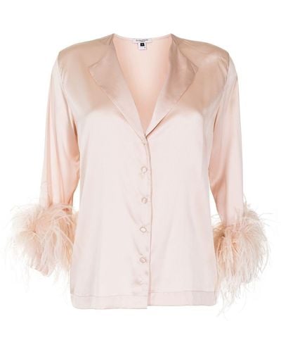 Gilda & Pearl Camille Silk Pajama - Pink