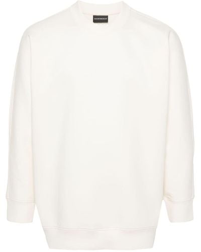 Emporio Armani Sweatshirt mit Logo-Stickerei - Weiß