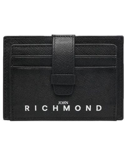 John Richmond Logo-print Cardholder - Black