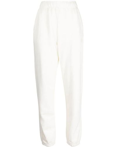 Chocoolate Pantalones de chándal con parche del logo - Blanco