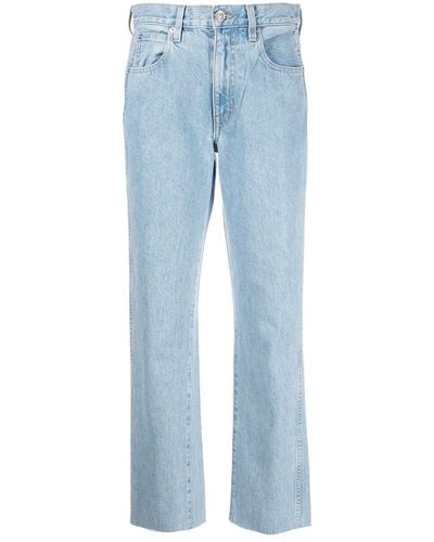 SLVRLAKE Denim Jeans Met Verwassen Effect - Blauw