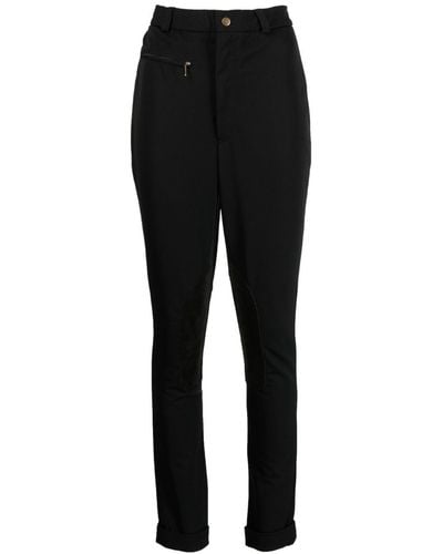 Ralph Lauren Collection Mid-rise Slim-fit Pants - Black