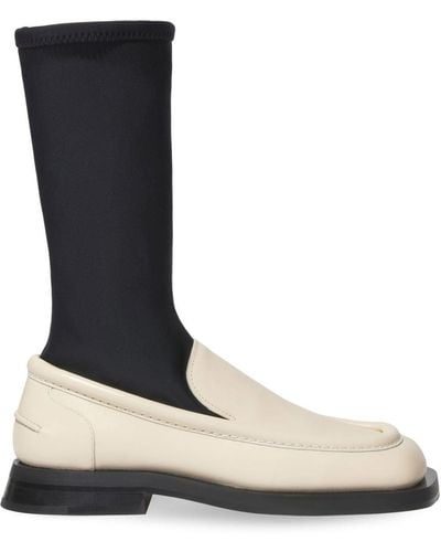 Proenza Schouler Pull-on Leather Boots - Black