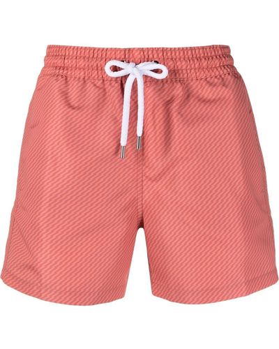 Frescobol Carioca Badeshorts mit Pepe-Print - Orange