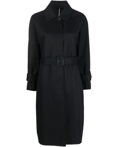 Mackintosh Maili Raintec Cotton Coat - Black