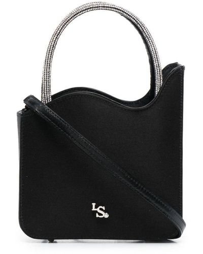 Le Silla Micro Ivy Crystal-embellished Tote Bag - Black