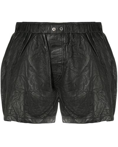 Zadig & Voltaire Shorts fruncidos de talle alto - Negro