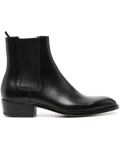 Premiata Chelsea Austinn Leather Boots - Black