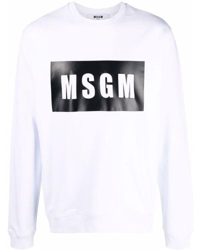 MSGM Sweat à logo imprimé - Noir