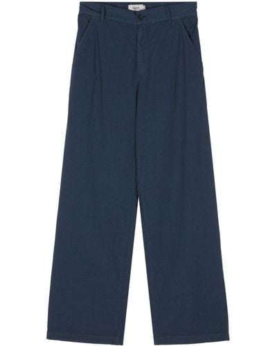Barena Pantalones rectos con pinzas - Azul